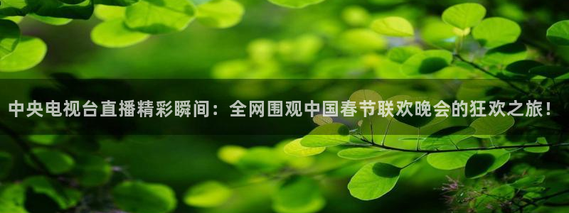 直播吧nba直播吧：中央电视台直播精彩瞬间：全网围观中国春节联欢晚会的狂欢之旅！